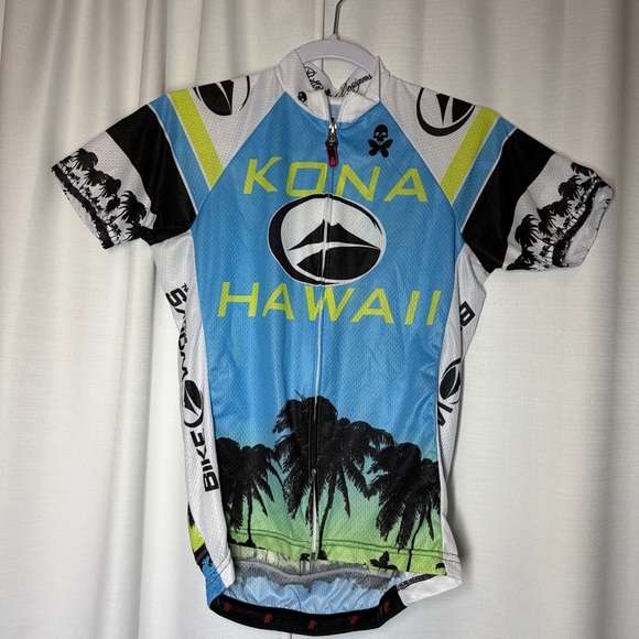 Betty Designs Cycling Jersey Skull Women's Size Medium Kona Hawaii Pockets NWOT - Picture 10 of 10